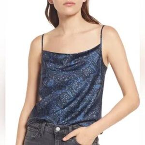 All Saints Hadley Snakeskin Top